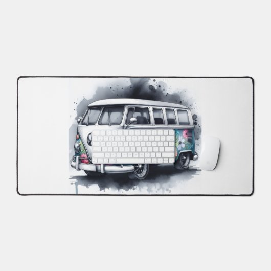 Van Life desk pad (Clavier et souris)