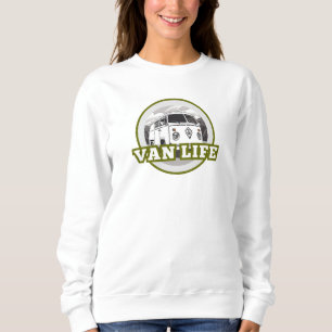 Van Life leger groen Trui