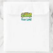 Van Life Ronde Sticker (Tas)