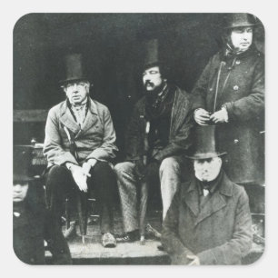 Van LtoR, Lord Paget Vierkante Sticker