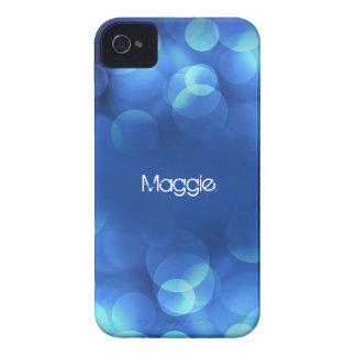 Van Lucy: MODERNE LICHTBUBBELS | Gepersonaliseerd iPhone 4 Hoesje