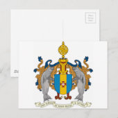 Van madera (Portugal) het Wapenschild Briefkaart (Voorkant / Achterkant)