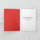 Van makelaar Prettig kerstfeest Gingermannetje Feestdagen Kaart (Binnen)