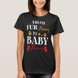 Van mama naar Baby mammie Happy Pregnant Ma Da T-shirt