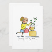 Van mama worden kaart (Voorkant / Achterkant)
