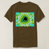 van Mandelbrot Paarse roze fractal Pattern Compute T-shirt (Design voorkant)