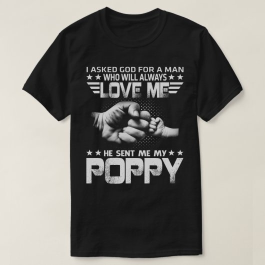 van me hij stuurde mijn papaver t-shirt (Design voorkant)