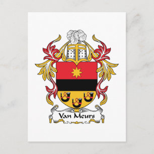 Van Meurs Family Crest Briefkaart