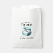 VAN MIJ NAAR OUI | Bruidsfeest Bedankzakje (Voorkant)