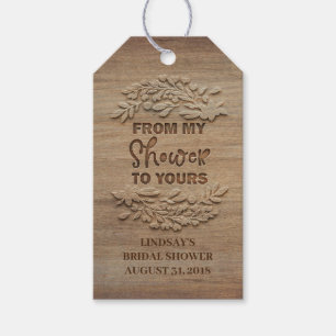 Van Mijn Bruiloftsfeestje Tot Het Jouwe - Bruiloft Cadeaulabel