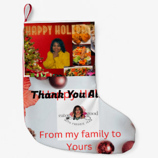 Van mijn familie tot die van jou kleine kerstsok