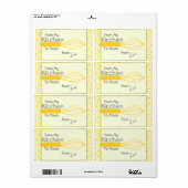 Van mijn keuken tot uw eigen etiketten (Full Sheet)