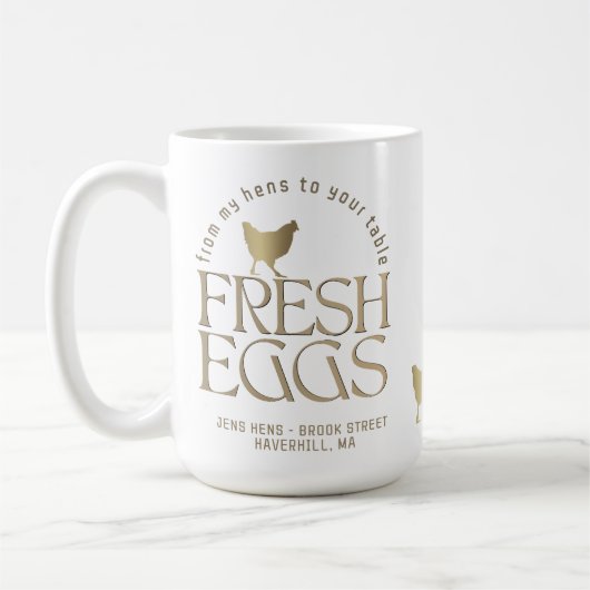 VAN MIJN KIPPEN TOT JE TAFELKIPPENEI KOFFIEMOK (Links)