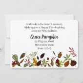 Van mijn Nieuwe Aankondiging van het Adres van de  (Achterkant)