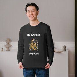 Van mijn Schattigee hond tot je Golden Retriever T-shirt
