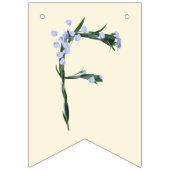 Van miss naar Mrs - boho floral Vlaggetjes (Eerste vlag)