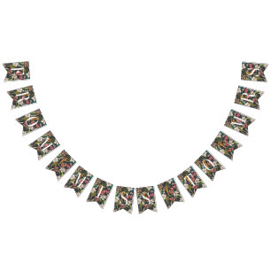 Van Miss tot Mrs. Banner Bunting Navy Tropical