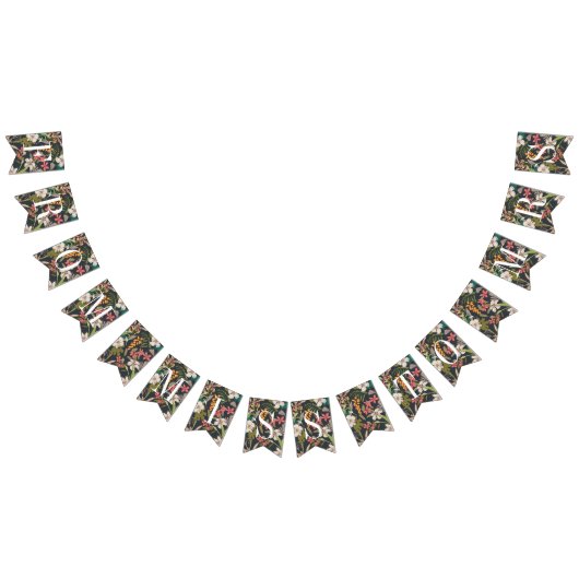 Van Miss tot Mrs. Banner Bunting Navy Tropical (Alle)