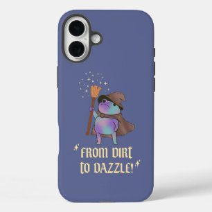 Van modder tot glans Grappige tovenaar kikker heks iPhone 16 Plus Hoesje