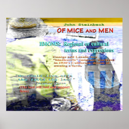 van muizen en Mannen Poster