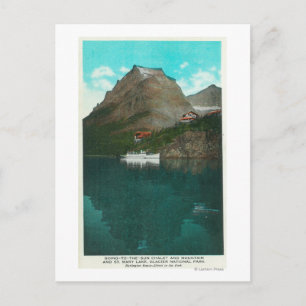 Van-naar-de-Zon Uitzicht Chalet Briefkaart