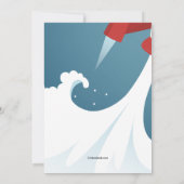 Van naar ruimteuitnodiging kaart (Achterkant)