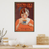 Van Nelle's Gebroken De  Kunstafdrukken van het Po Poster (Keuken)