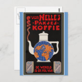 Van Nelle's koffie - Adverteren Briefkaart (Voorkant / Achterkant)