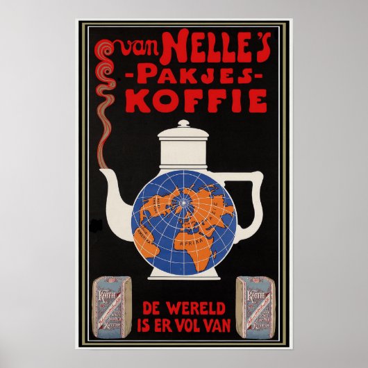 Van Nelle's koffie-Poster Poster (Voorkant)