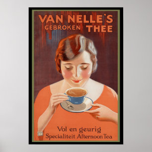 Van Nelle's Tea Adverteren Poster