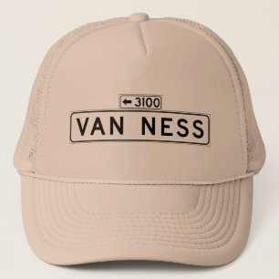 Van Ness Ave, San Francisco Street Sign Trucker Pet