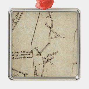 Van New York naar Philadelphia 49 Metalen Ornament