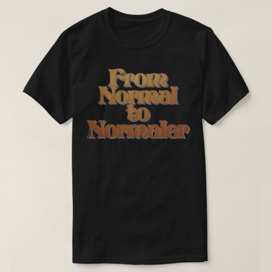 Van normaal naar normaal t-shirt (Design voorkant)