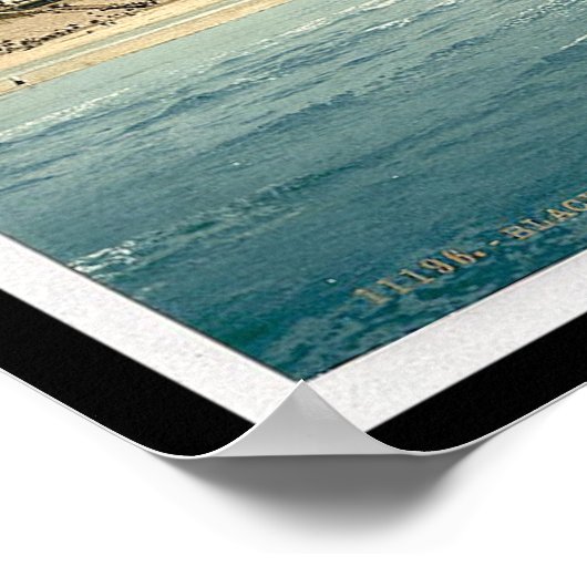 Van North Pier, Blackpool, Engeland Poster (Hoek)