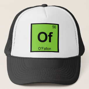 Van - O'Fallon Missouri Scheikunde Periodiek Syste Trucker Pet