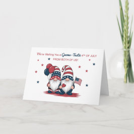 Van ons beiden 4e juli Schattigee kabouters Kaart