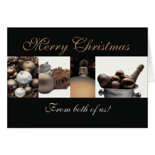 Van ons beiden Merry Kerstsepia