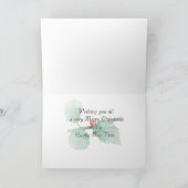 Van ons huis naar het jouwe. feestdagen kaart (Binnen)