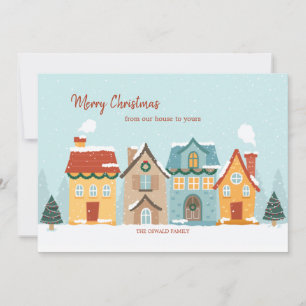 Van ons Huis tot uw feestdag Feestdagenkaart