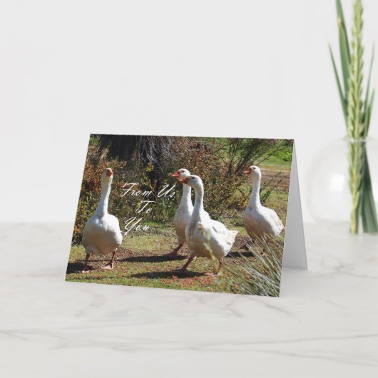 Van ons naar jou - naar buiten kaart (Voorkant)