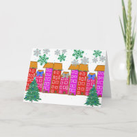 van ons thuis naar dat van u. Cute kerstmis