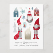 Van onze gnoom tot uw | Scandinavische kerst Feestdagenkaart (Voorkant)