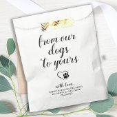 Van onze honden Doggie Bag Dog Treat Wedding Favor Bedankzakje
