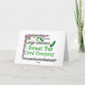 VAN ONZE HUIS NAAR JULLIE EENVOUDIGER FEESTDAGEN KAART (Achterkant)