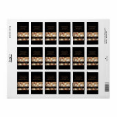 Van onze nieuwe gouden ornamenten voor thuisgebrui etiket (Full Sheet)