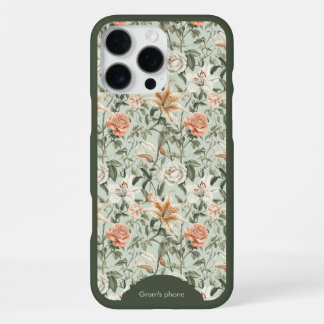 Van oranje rozen en tijgerlelies, iPhone 16 pro max hoesje