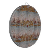 Van Parijs met Love Blue sky kleuren Dartbord (Voorkant Links)