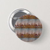 Van Parijs met Love Blue sky kleuren Ronde Button 5,7 Cm (Voorkant /achterkant)