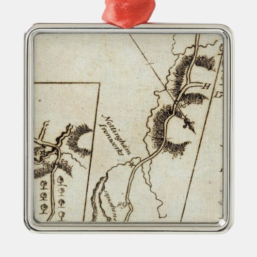 Van Philadelphia naar Annapolis Md 58 Metalen Ornament (Voorkant)