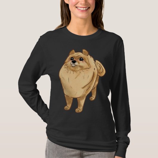 Van Pommeren PayPal 2 Cute Dog T-shirt (Voorkant)